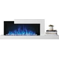 thumbnail image 2 of Napoleon 60 inch Wall Mounted Electric Fireplace - White, NEFP32-5019W, 2 of 8