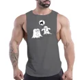 thumbnail image 4 of Ropa para hombre, camiseta sin mangas de secado rápido, camiseta sin mangas, baloncesto, moda para exteriores, ocio, transpirable, cuatro estaciones, Y2k, deporte, Fnaf, gimnasio, 4 of 5
