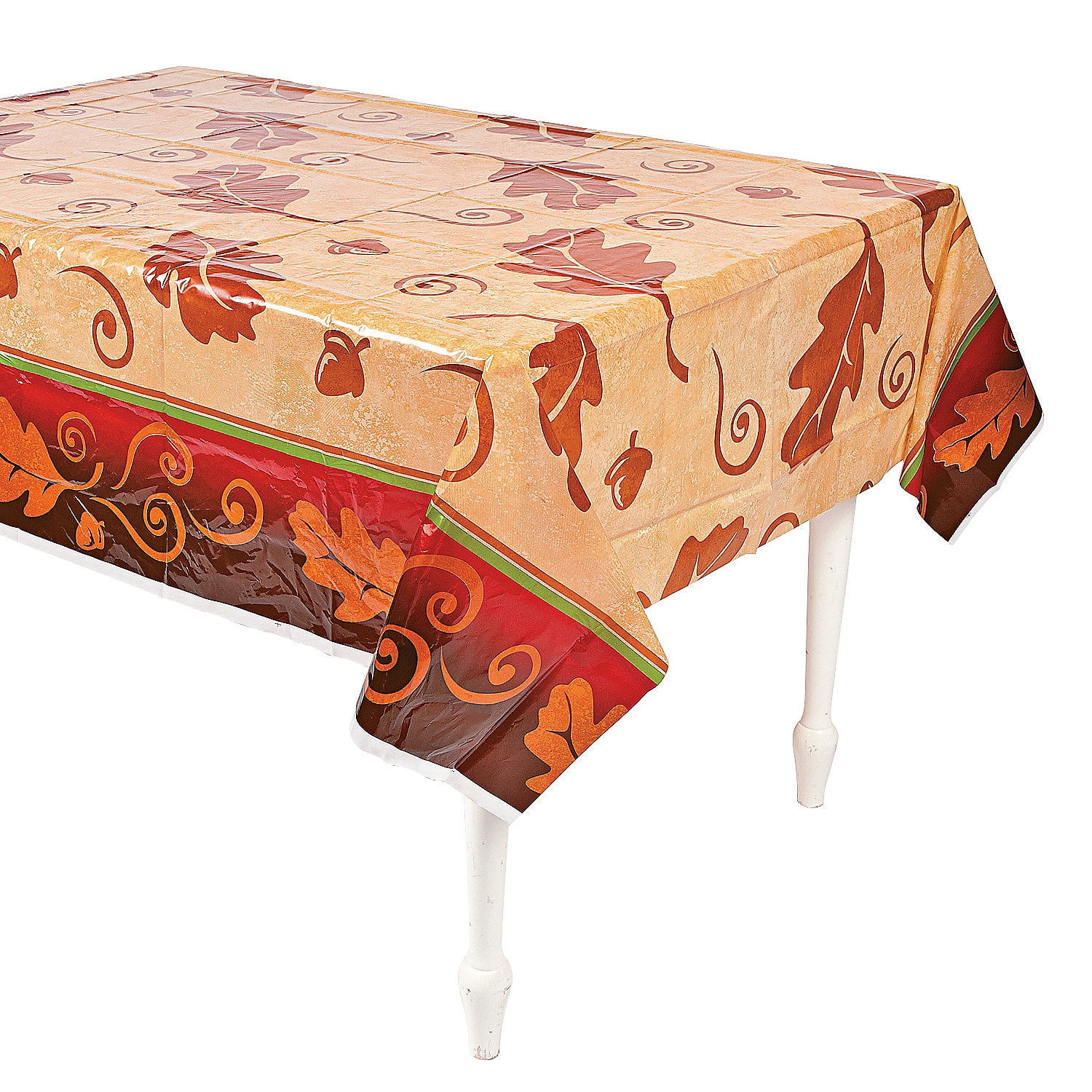 Thanksgiving Leaves Tablecover Party Supplies 1 Piece