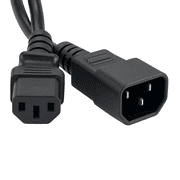Pack of (10) 6 foot IEC 320 NEMA C13 C14 10A 18AWG AC Power Cord PDU to CPU