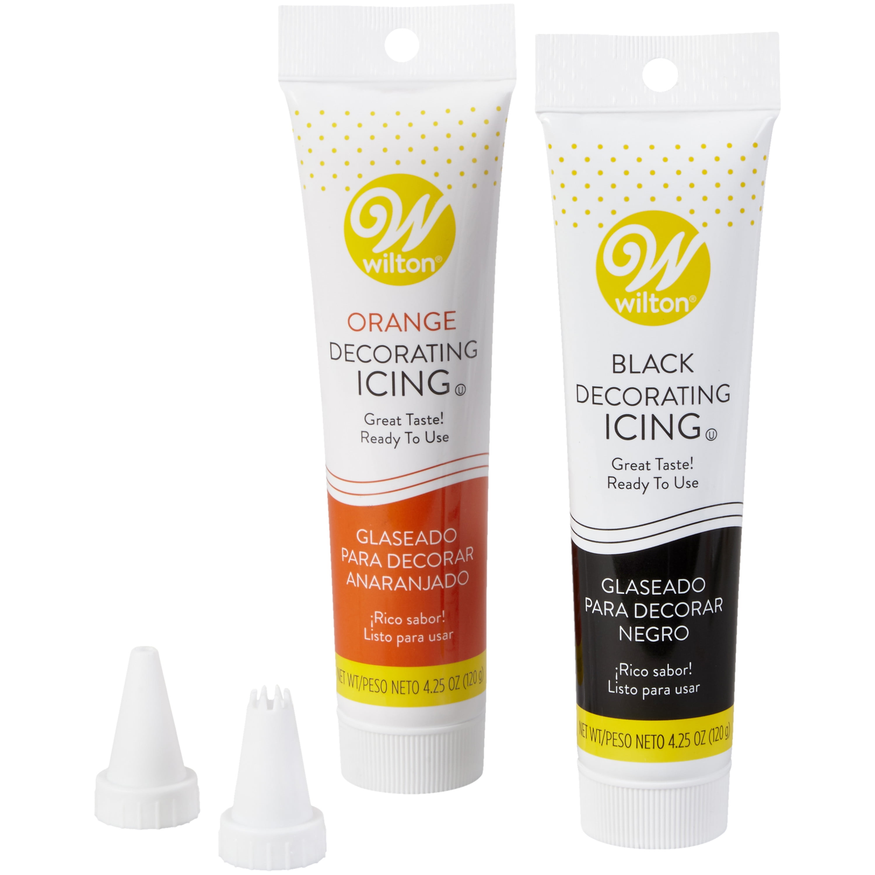 Wilton Orange and Black Icing Set, 8.5 oz