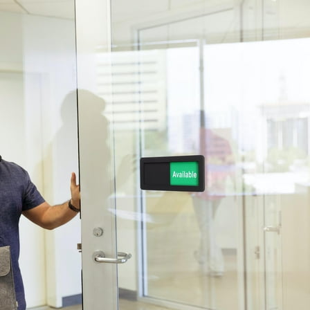 GOOHOCHY Office Meeting Sign White Sleek Design 1Set