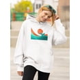 thumbnail image 2 of Image Conscious Whale Tail In The Sunset Hoodie Womens -Jay Fleck Designs, Female Casual Fit, 2 of 4