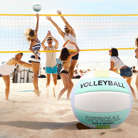 JMYHOAM Camping Tools and Gadgets Volleyball Super Soft Volleyball Beach Volleyball Soft Volleyball For Indoor And Outdoor Beach Durables Equipment Volleyball Training Gym Outdoor Activities