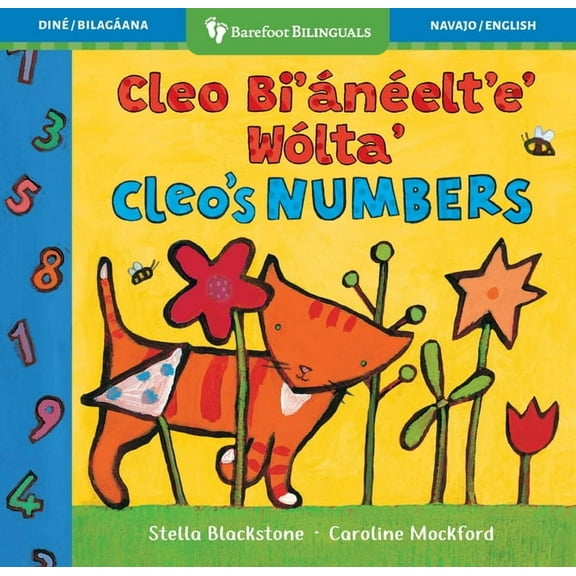Barefoot Bilinguals Cleo's Numbers (Bilingual Navajo & English), (Board Book)
