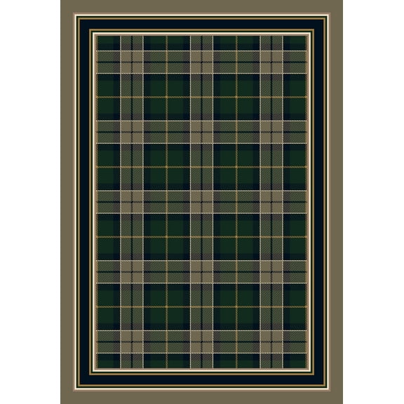 Milliken Signature Area Rug MAGEE TARTAN SAGE Magee Tartan Sage 3' 10" x  5' 4" Rectangle