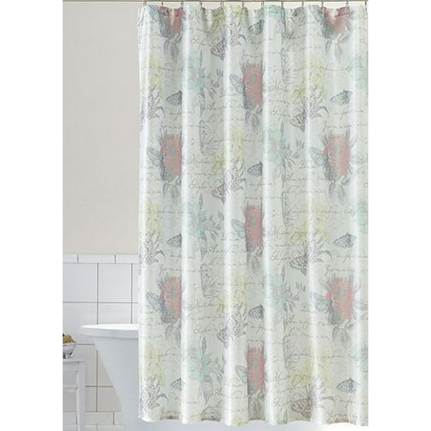Home Classics Emilina Fl Fabric, Home Classics Ruffle Ombre Fabric Shower Curtain