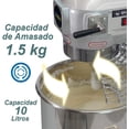 thumbnail image 2 of Batidora Pedestal Industrial 10lt Rhino BATI-10 Plata 127V Rhino BATI-10, 2 of 6