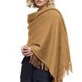 thumbnail image 2 of IDALL Shawl Wraps for Women Scarf for Women Wool Scarf For Women Gift Box Shawls And Wraps Thick Oversized Scarf Pashmina Wraps Ponchos for Women Khaki One Size, 2 of 7