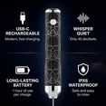thumbnail image 2 of Star Wars Darth Vader Rechargeable Milk Frother with Stand by Select Brands – Art Deco Design, Detachable Stainless Steel Whisk, USB-C Cordless Handheld Frother for Lattes, Cappuccinos and Matcha, 2 of 7