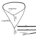 thumbnail image 2 of 10 piezas/lote 1,5/2 mm cordón de cuero cuerda de cera trenzada cadena ajustable cierre de langosta cuerda de cera collares colgantes cierre de langosta cordón de cuerda-1,5 mm-café- 1,5 mm café, 2 of 4