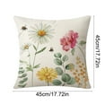 thumbnail image 3 of Lwlmwt Easter Season Watercolor Print Pillow Covers - Adorable Rabbit Decorative Cushion Covers for Bedroom & Spring Home Decor, 3 of 7