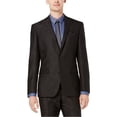 thumbnail image 1 of bar III Chaqueta de jacquard con dos botones para hombre, negro, 34 corto, 1 of 2