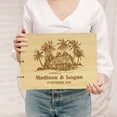thumbnail image 2 of Darling Souvenir Personalized Engraved Laser Cut Wedding Guest Book Wooden Cover Sign-in Book Registry Guestbook Scrapbook-2O, 2 of 7