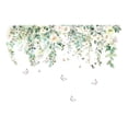 thumbnail image 1 of Hojas pegatinas de pared extraíbles de PVC impermeables 16.93x8.19 "Plantas Calcomanías de pared Mural para el baño de dormitorio Oficina de, 1 of 8