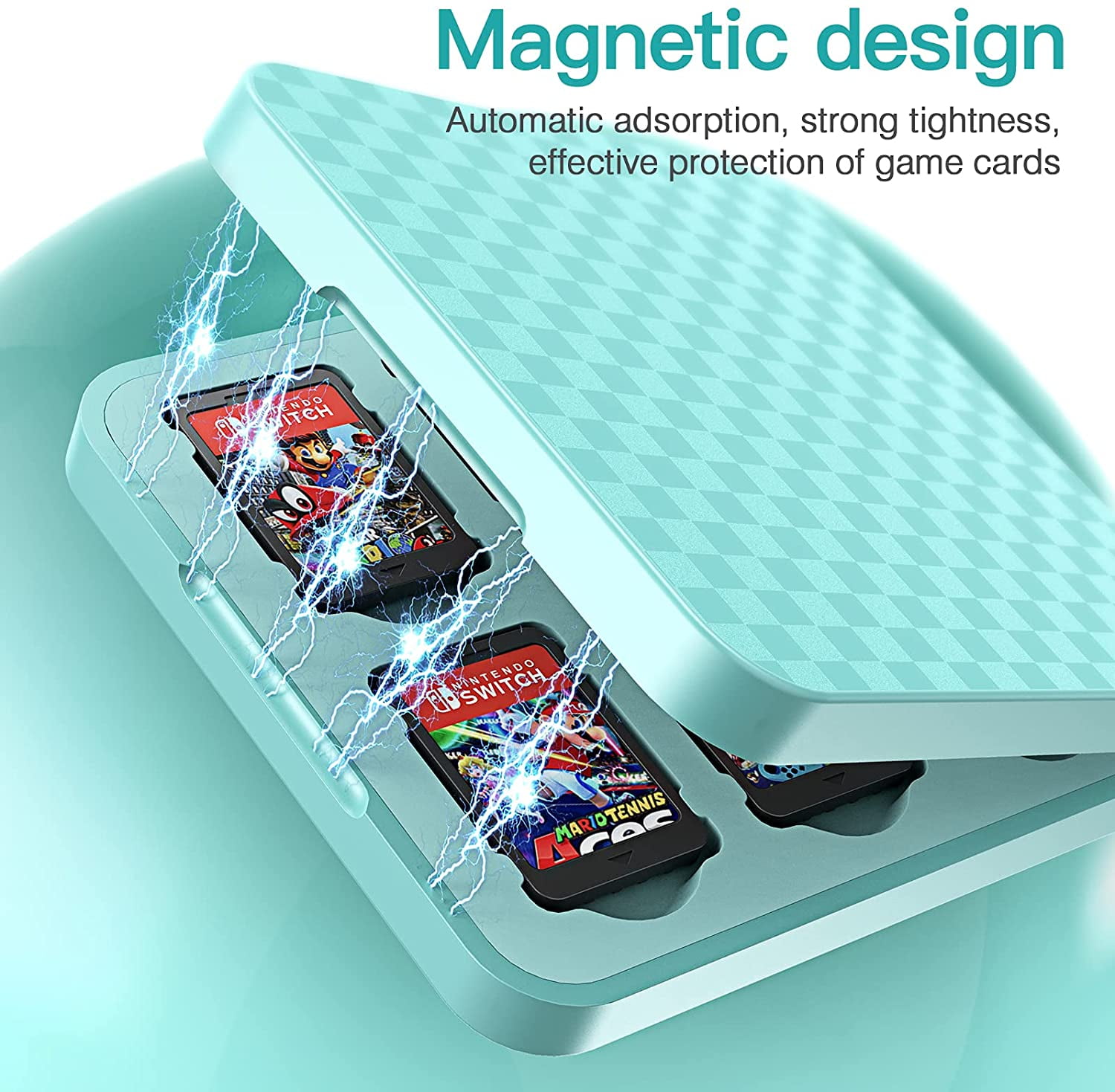 HEYSTOP Game Card Case for Nintendo Switch Holds 12 Game