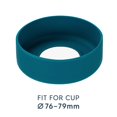 thumbnail image 2 of Chendee 76-79Mm Diameter Water Bottle Bottom Sleeve Cover Boot Silicone Anti Slip,Blue, 2 of 9
