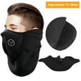 thumbnail image 2 of 2PCS Half Face Mask TeqHome Breathable Warm and Windproof Dustproof Thermal Face Mask Neck Warmer Hood Winter Gear for Men Women Red+Red, 2 of 12