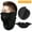 Black, variant on iMounTEK Cold Weather Lightweight Ergonomic Neck and Face Mask (Red)