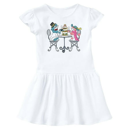 

Inktastic Colorful French Poodles With Tea Gift Baby Girl Dress