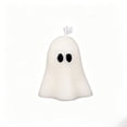 thumbnail image 2 of DAMAI Halloween Ghost Candle, Solid White Paraffin Wax Ghost Shaped Table Candle, Ornament For Mantel Farmhouse Desktop Display Halloween Party Atmosphere Decor, 2 of 6