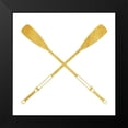 thumbnail image 2 of Villa, Mlli 12x12 Black Modern Framed Museum Art Print Titled - Gold Oars, 2 of 5