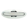 thumbnail image 2 of Attwood Marine Boat Rope Cleat 66524-1 For Mooring And Anchoring Applications; Pull-Up; 8 Inch Length; Silver; Stainless Steel; Stud Mount; With Fasteners And Backing Plate; Single, 2 of 2