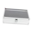 thumbnail image 2 of Caja de reloj con 12 ranuras, Cajas de Regalo de exhibición de colección de aleación de aluminio, organizador de relojes, caja de almacenamiento de Yuyangstore Caja de almacenamiento de relojes, 2 of 8