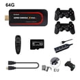 thumbnail image 1 of Super Console X Stick Mini consola de videojuegos con salida 4K, emulador de juegos WiFi con gamepads duales, 64G, enchufe de la UE Eigraketly EL003451-01B, 1 of 2