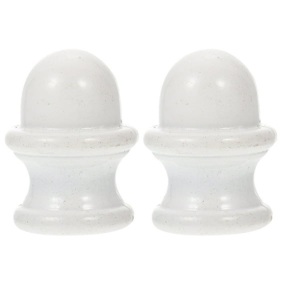 Hemoton Lamp Finial Knob Caps Cap Light Finials Cap Finial Holder Lampshade Srew Traditional Decor Metal Knobs Switch Decoration
