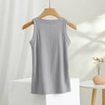 thumbnail image 4 of Jewelreauty Camisole Workout Yoga Tank Tops for Women Casual Sleeveless Loungewear Pajama Basic Shirts (XL, Gray), 4 of 5