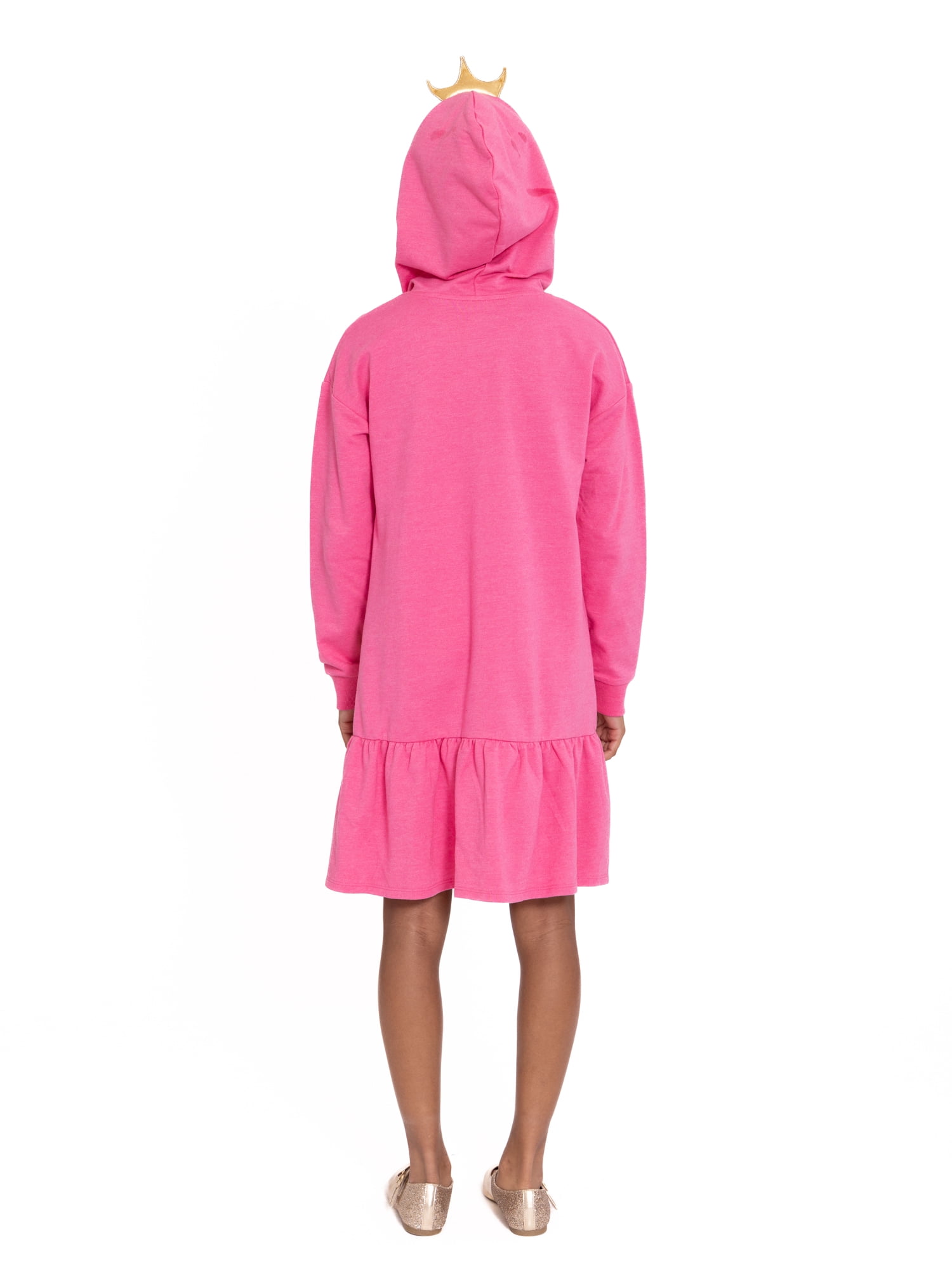Disney Princess Girls Hooded Long Sleeve Cosplay Dress, Sizes 4-12