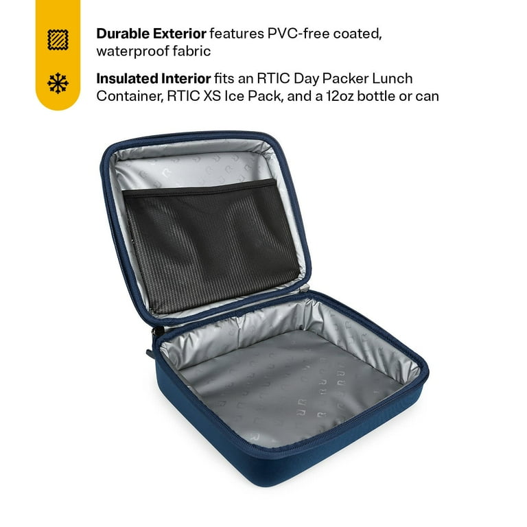 RTIC Day Packer Lunch Box, Insulated Lunch Container, Zipper