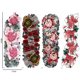 thumbnail image 3 of Etiqueta Engomada Del Tatuaje Del Brazo Vibrante brazo 3D tatuaje flor planta fresco falso tatuaje para hombres mujeres niños niñas (1) Likrtyny Libre de BPA, 3 of 9