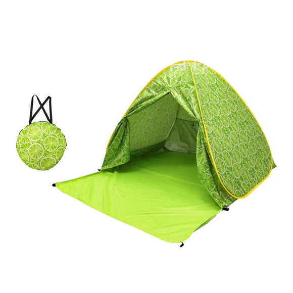Carpa de playa Carpa Protección ar Carpa portátil UPF 50 Carpa para acampar rápida para picnic Montañismo Acampada familiar con co , Verde L