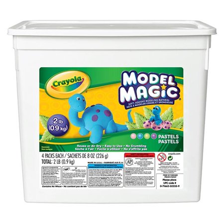 Crayola BIN232235 Bucket Model Magic Pastel Colors Bucket, 2 lbs ...