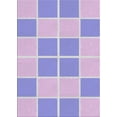 thumbnail image 1 of Ahgly Company Indoor Rectangle Patterned Pale Lilac Purple Novelty Area Rugs, 2' x 5', 1 of 6