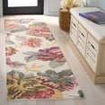 thumbnail image 2 of SAFAVIEH Jardin Aloysius Floral Runner Rug, Ivory/Red, 2'3" x 8', 2 of 10