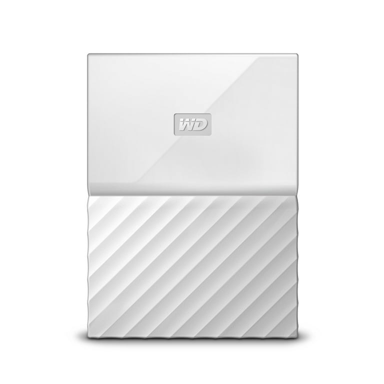 WD 2TB White My Passport Portable External Hard Drive - USB 3.0