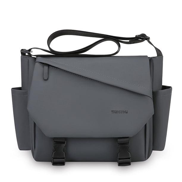 Bolso bandolera de piel impermeable con bandolera