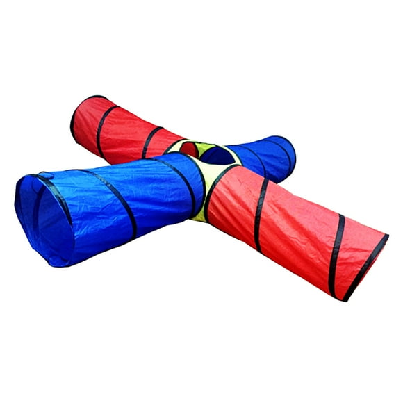 Tienda de Juego para niños Sunnimix Interior al aire libre 248x46cm rojo + azul
