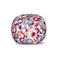 thumbnail image 1 of Abstract Storage Toy Bag Chair, Repetitive Print of Brush Strokes Circles Splashes Motifs on Plain Backdrop, Stuffed Animal Organizer Washable Bag, Large Size, Multicolor, by Ambesonne, 1 of 3