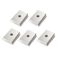 thumbnail image 1 of 5Pcs M6/M8 T-Track Slider Aluminum Alloy T Slot Nut For Woodworking Tool Silver, 1 of 6