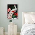 thumbnail image 2 of (YX101) Serie Pavo Real Con Diamantes Parciales Pintura Resina Con Forma Especial Diamantes 30x40CM, 2 of 9