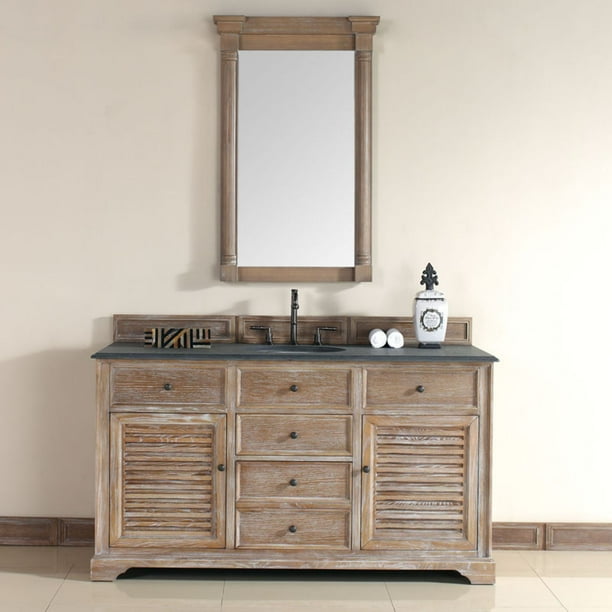 James Martin Savannah 60 In Single Bathroom Vanity Com Single Bathroom Vanity, Elbe Rustic 72 Double Sink Vanity Unit