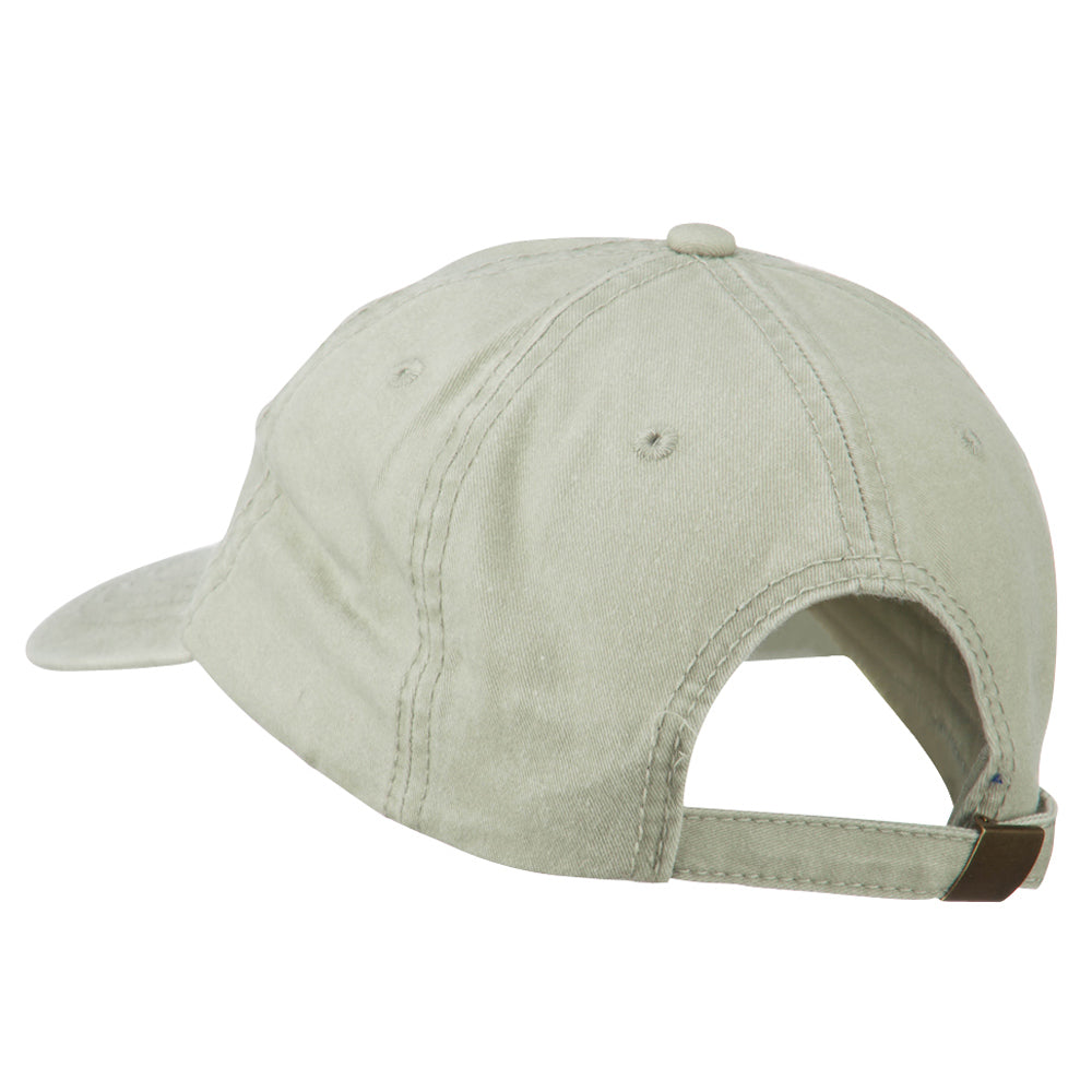 Texas State Bluebonnet Flower Embroidered Cap - Khaki OSFM