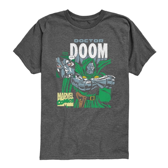 Fantastic Four - Doom Boxes - Youth Boys Short Sleeve Graphic T-Shirt