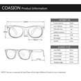 thumbnail image 4 of COASION Kids Polarized Sunglasses Polarized TPEE Rubber Flexible Age 3-10, 4 of 8