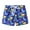 Dark Blue B, variant on IROINNID Toddler Boy's Summer Print Swimwear Swimsuit Beach Shorts