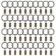 thumbnail image 1 of 40 Pack Vintage Curtain Clips, Strong Metal Decorative Rustproof Drapery Curtain Ring with Clip Bron hwy, 1 of 5